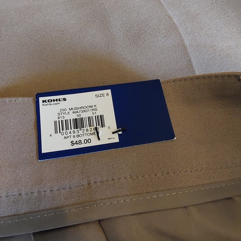 🌺 NWT Apt. 9 "Torie" Seasonless Straight Mid-Rise Pants - Picture 8 of 11